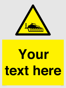 Custom warning grounding cruiser on lock cill